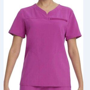 New: XL Women's Active Stretch Relaxed Fit Scrub Top